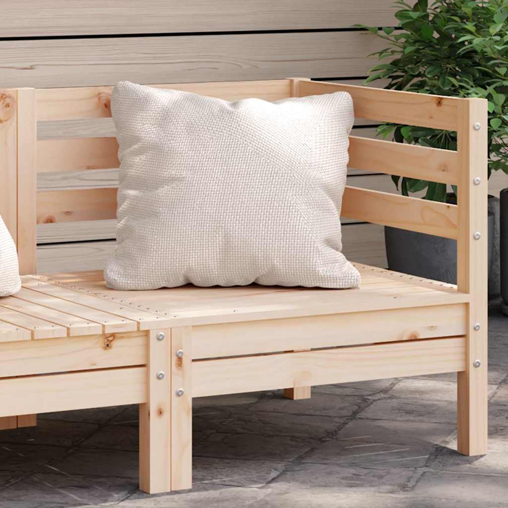 Elegant Garden Sofa Corner in Solid Pine Wood