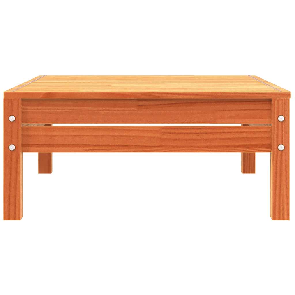 3-Seater Wax Brown Garden Sofa, Solid Pine Wood Furniture