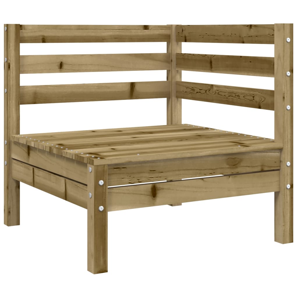 Pine Wood Garden Sofa Corner with Cushions - Outdoor Bliss