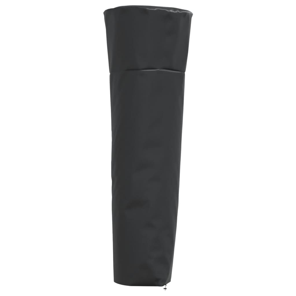 Pyramid Heater Covers Set - 420D Oxford Fabric, Black, 86x47x241cm