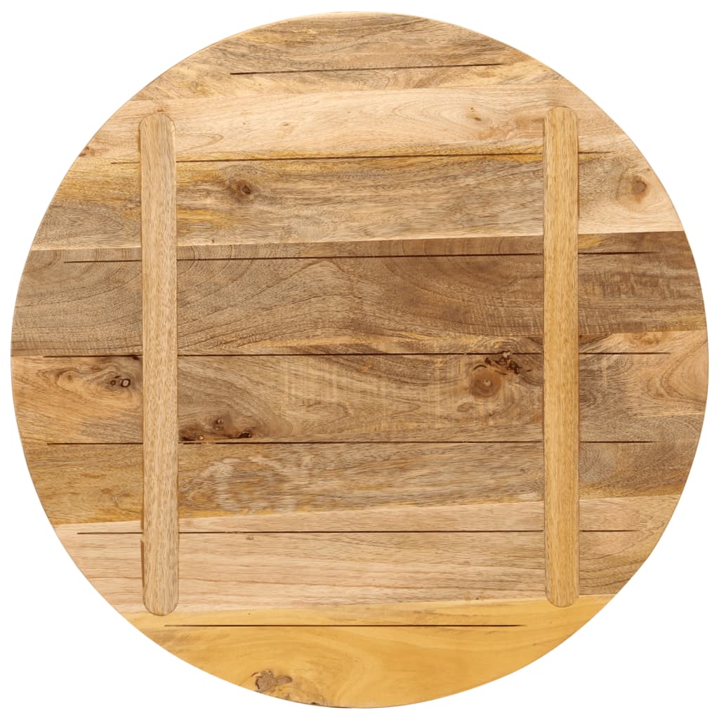 Round Mango Wood Table Top Ø90cm, Solid & Robust Design