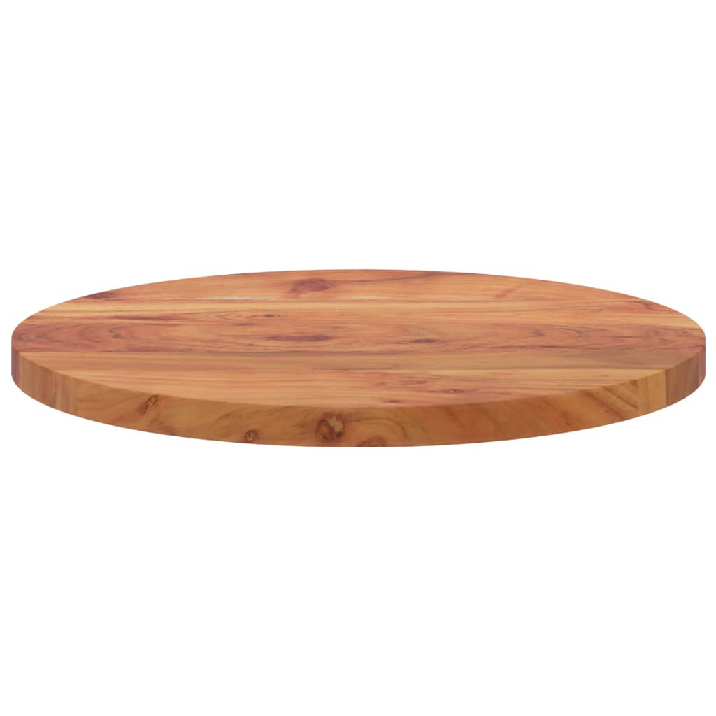 Round Acacia Wood Table Top Ø60x3.8 cm - Solid & Stylish