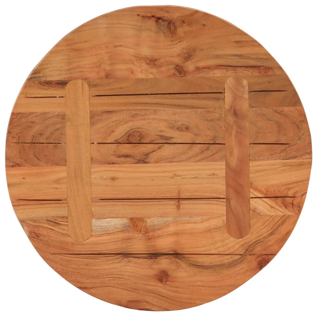Round Acacia Wood Table Top Ø60x3.8 cm - Solid & Stylish