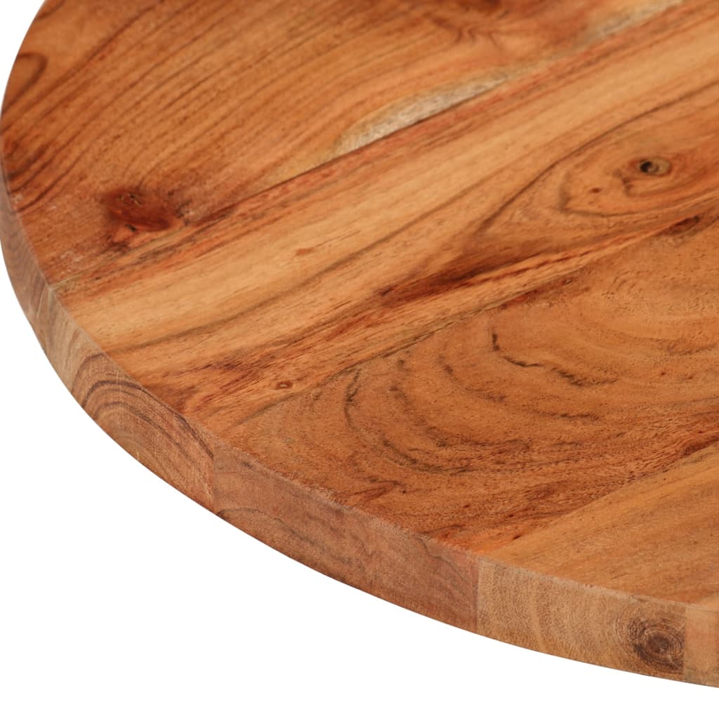Round Acacia Wood Table Top Ø60x3.8 cm - Solid & Stylish