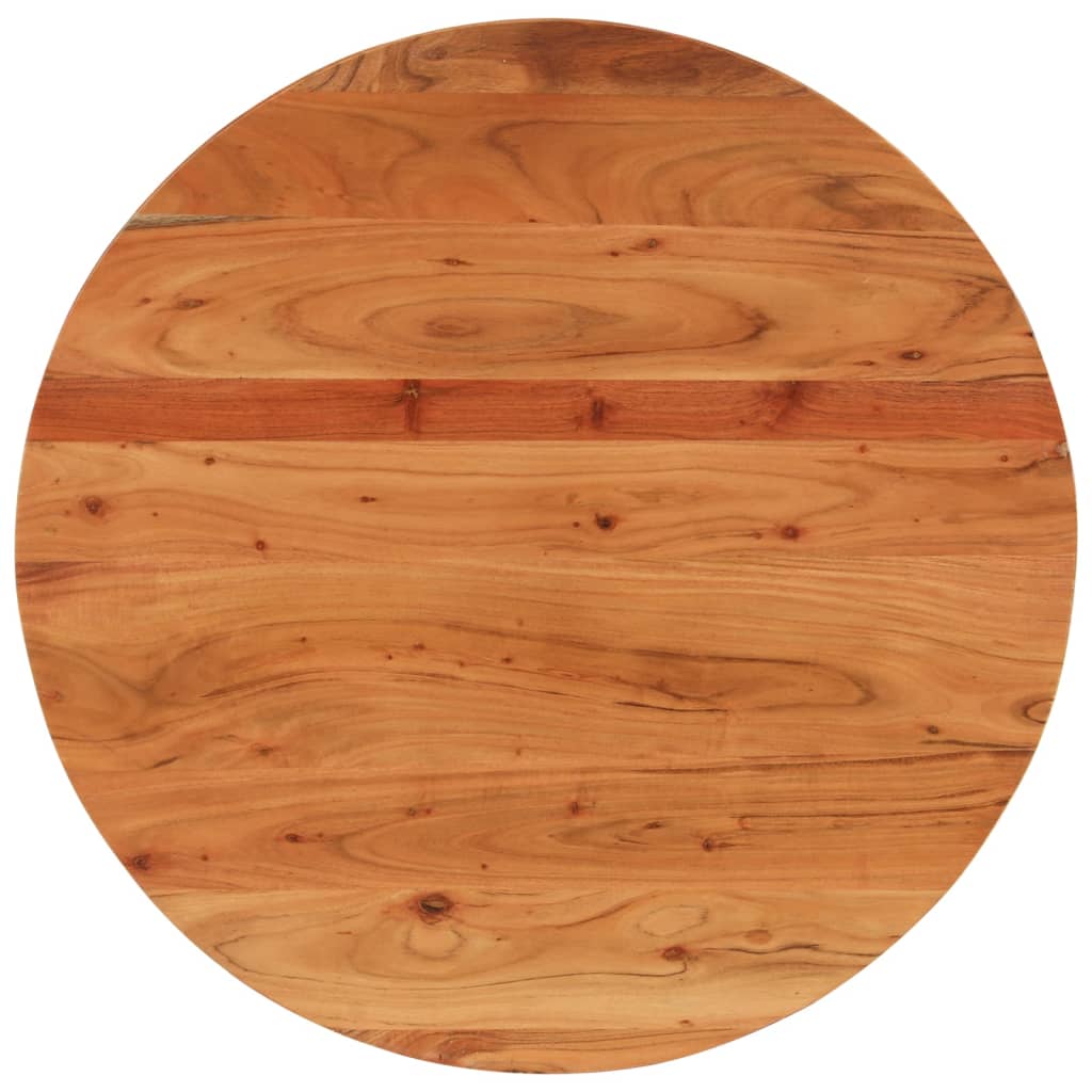 Round Acacia Wood Table Top Ø80x2.5cm - Durable & Stylish