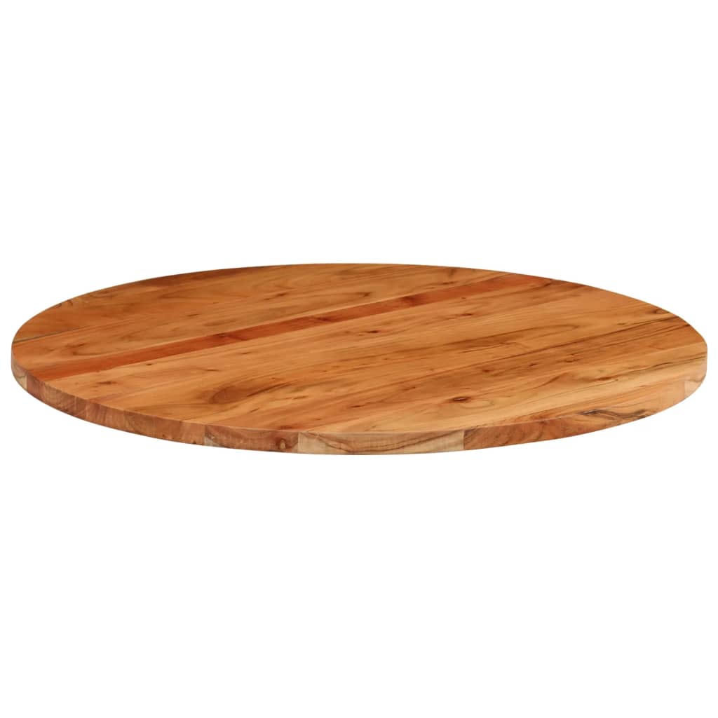 Round Acacia Wood Table Top Ø80x2.5cm - Durable & Stylish