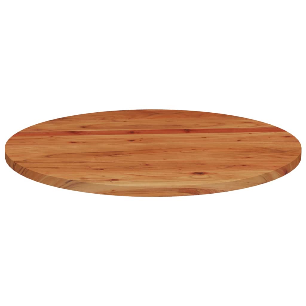 Round Acacia Wood Table Top Ø80x2.5cm - Durable & Stylish