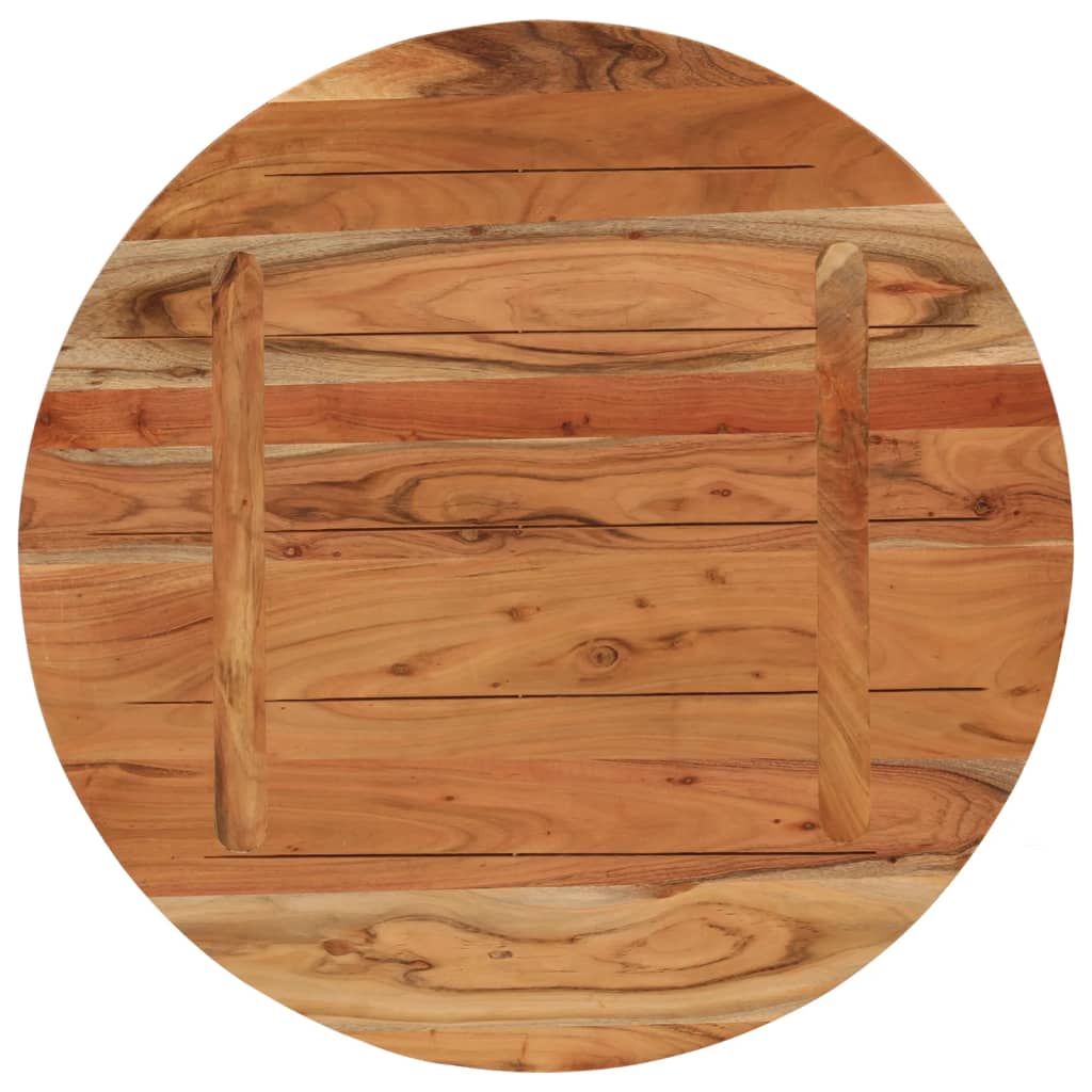 Round Acacia Wood Table Top Ø80x2.5cm - Durable & Stylish