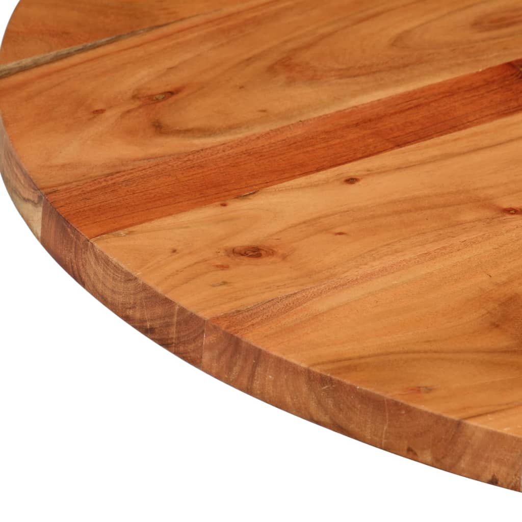 Round Acacia Wood Table Top Ø80x2.5cm - Durable & Stylish