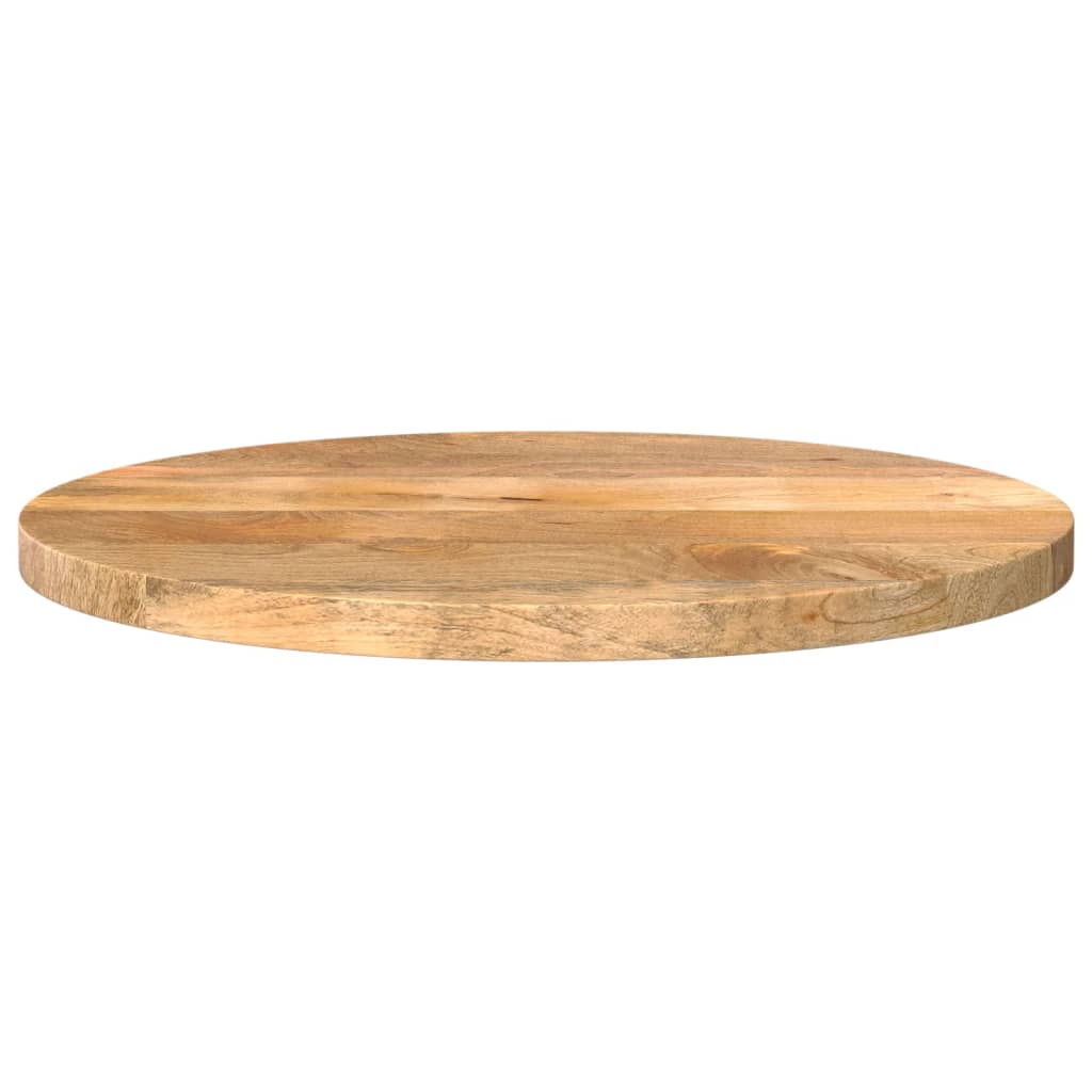 Round Mango Wood Table Top Ø 50x3.8 cm - Solid & Stylish