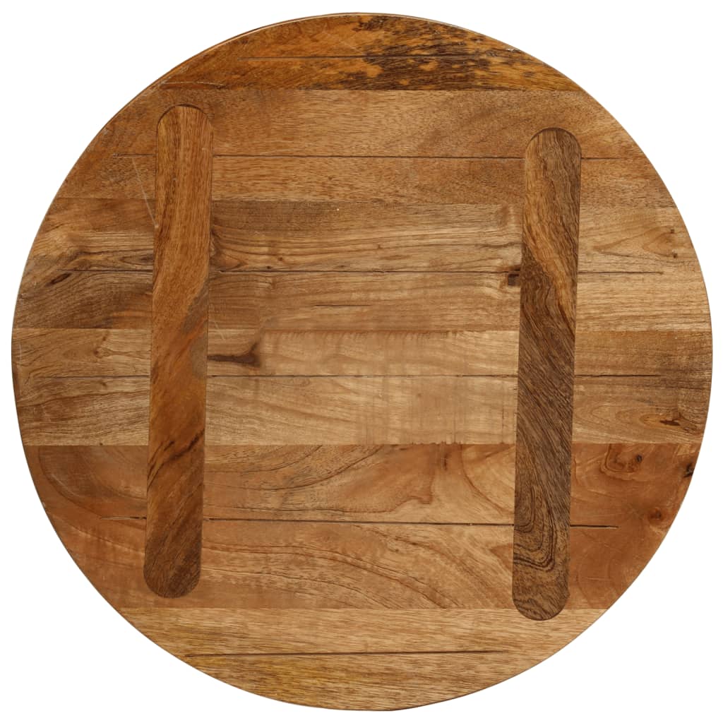 Round Mango Wood Table Top Ø 50x3.8 cm - Solid & Stylish Design