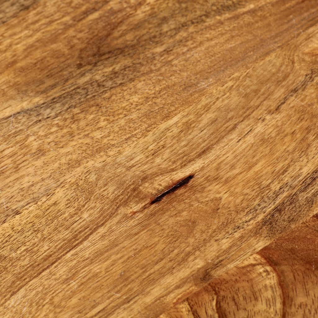 Round Mango Wood Table Top Ø 50x3.8 cm - Solid & Stylish Design