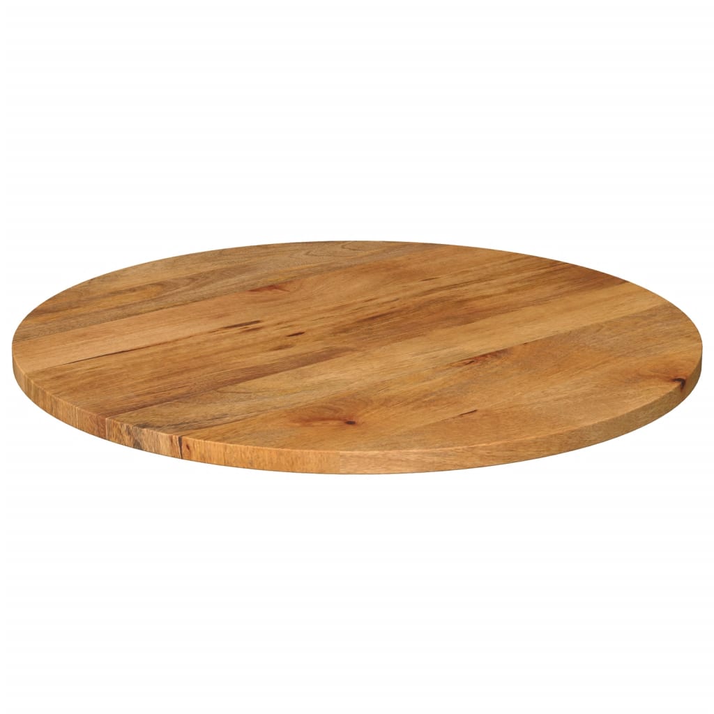 Round Solid Mango Wood Table Top - Ø70x2.5 cm