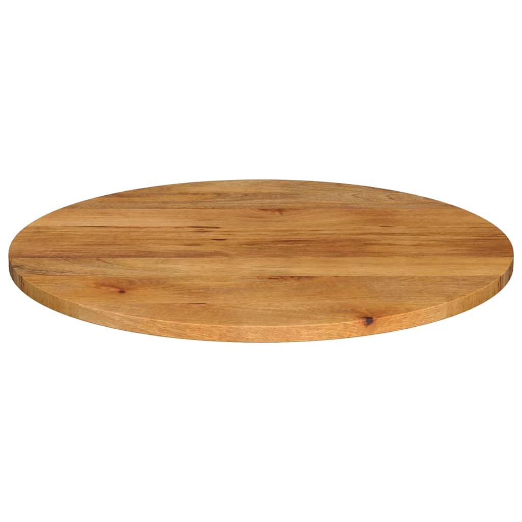 Round Solid Mango Wood Table Top - Ø70x2.5 cm