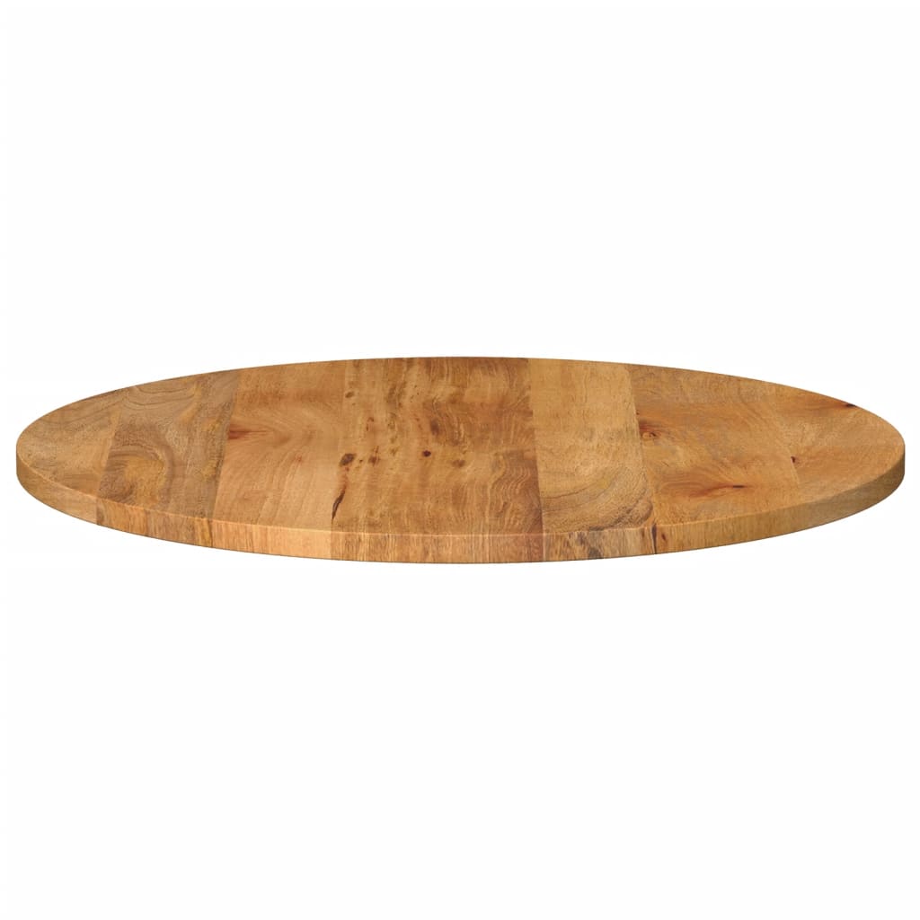 Round Solid Mango Wood Table Top - Ø70x2.5 cm