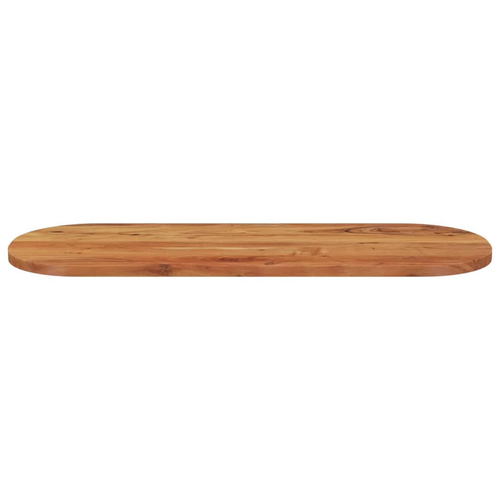 Oval Acacia Wood Table Top 110x40x2.5 cm | Solid & Stylish Design