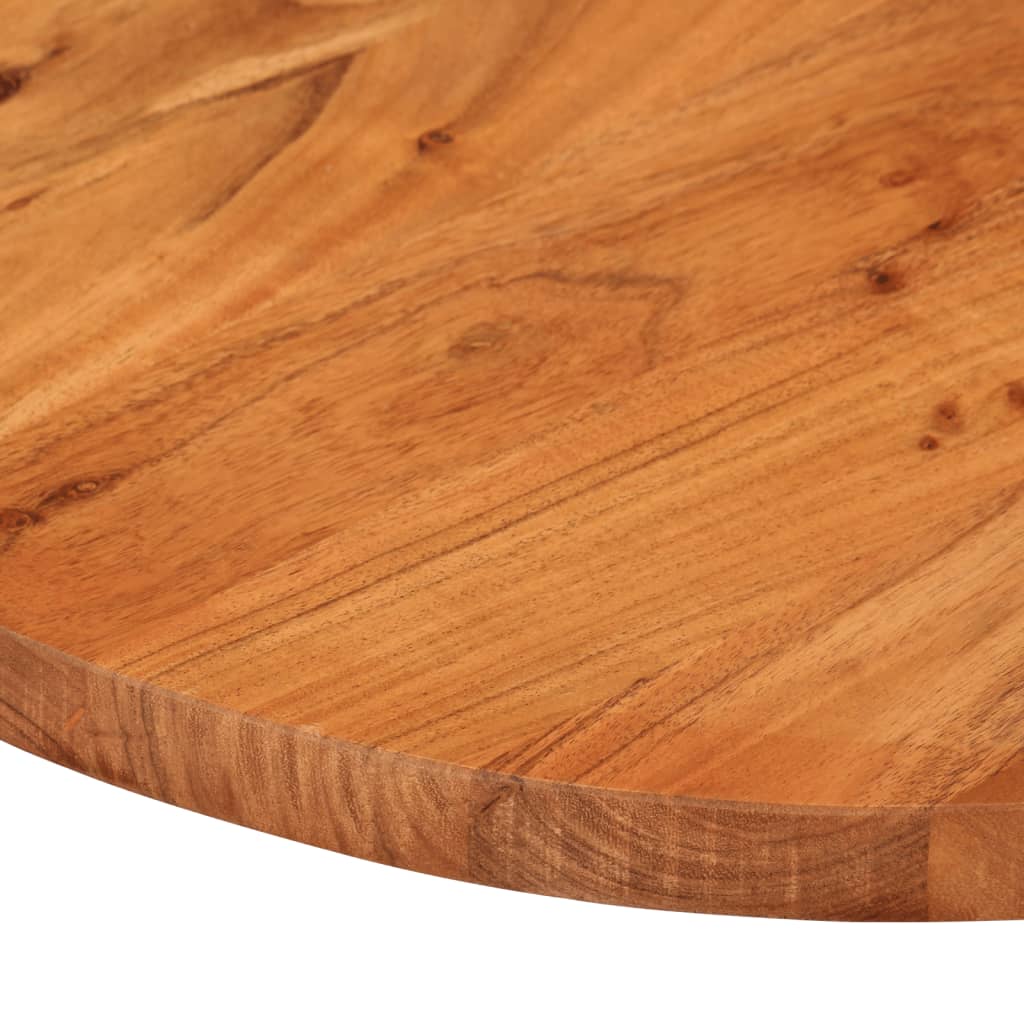 Oval Solid Acacia Wood Table Top, 90x40 cm, Elegant Design