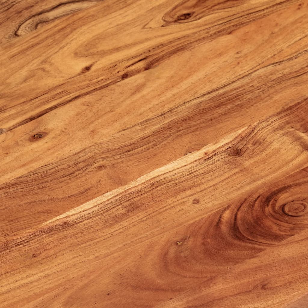 Oval Solid Acacia Wood Table Top, 90x40 cm, Elegant Design
