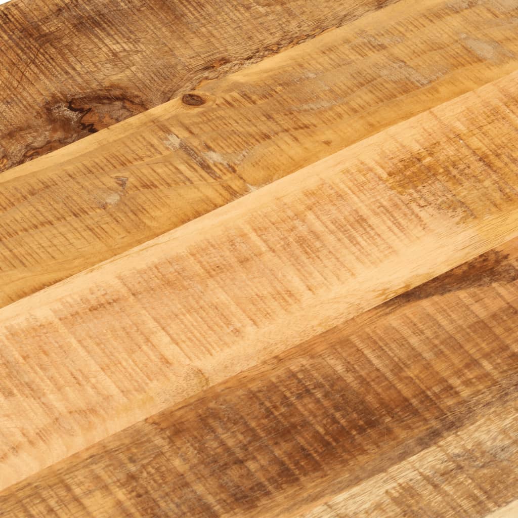 Oval Table Top 80x40 cm | Solid Rough Mango Wood