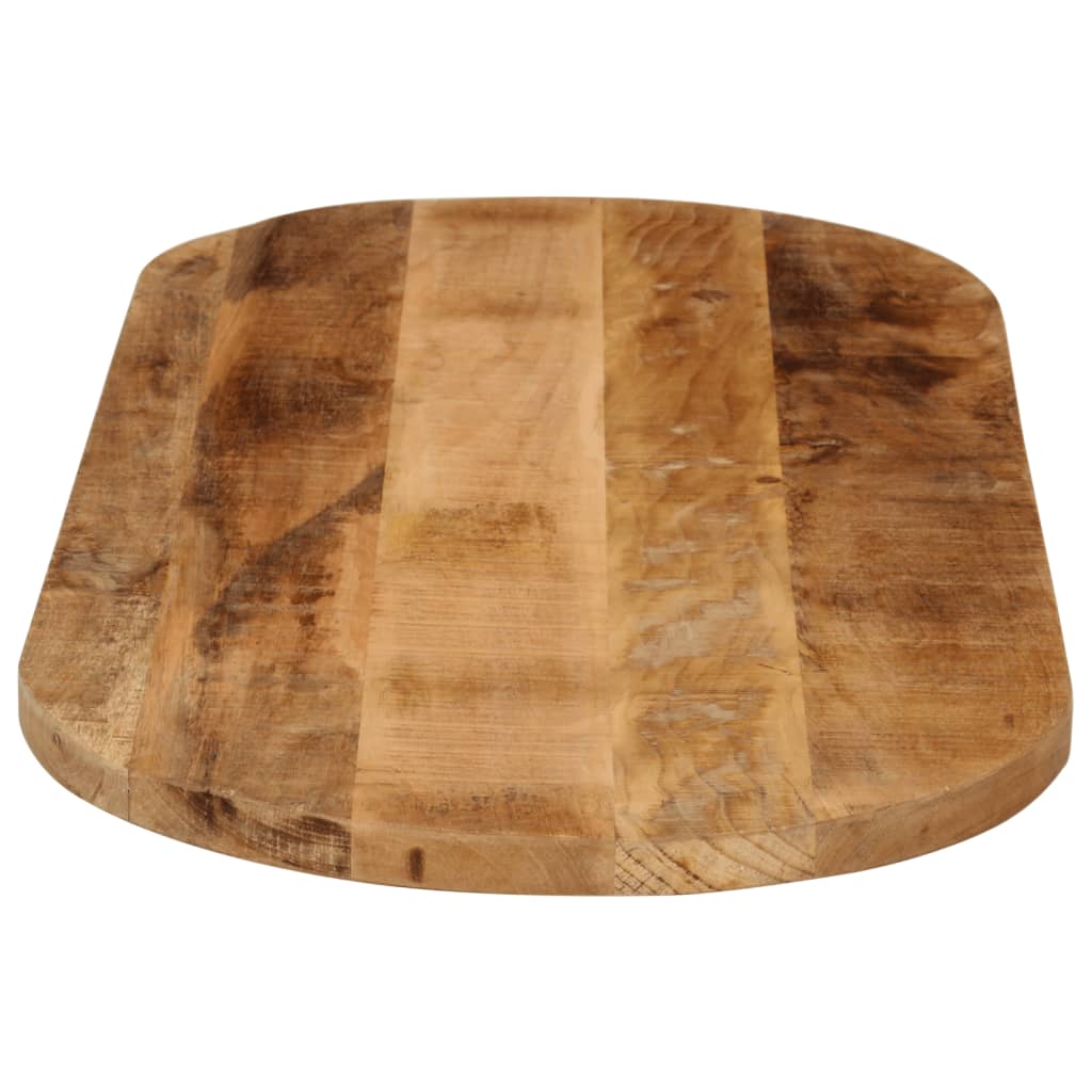 Oval Mango Wood Table Top 140x50x2.5 cm - Solid & Rustic Design