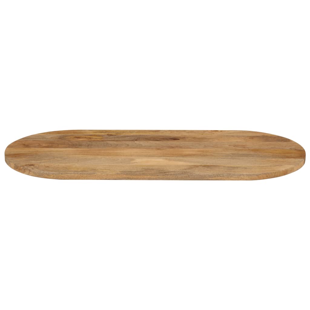 Oval Mango Wood Table Top 90x40x2.5 cm - Solid, Elegant Design