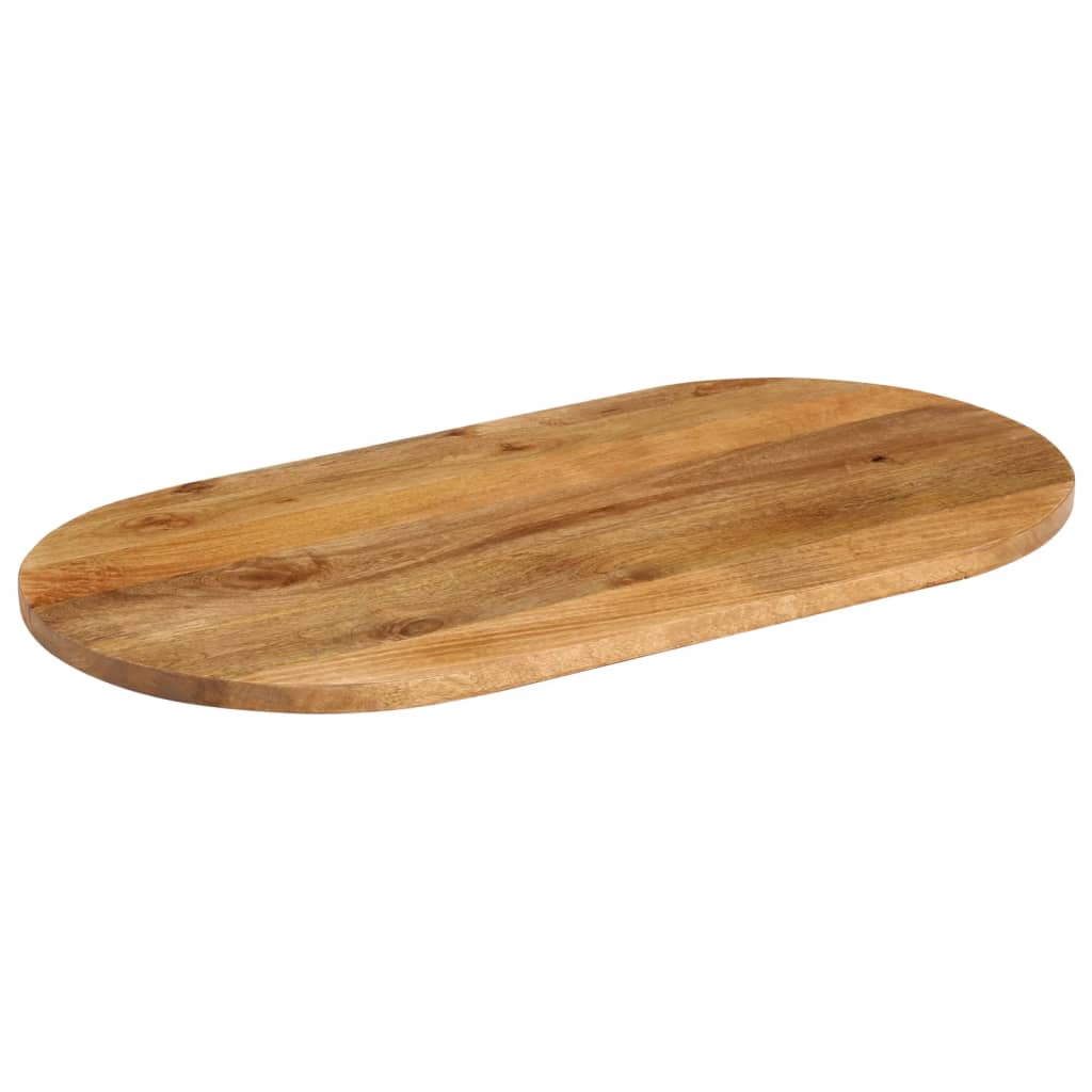 Oval Mango Wood Tabletop 110x40cm – Solid & Stylish Design