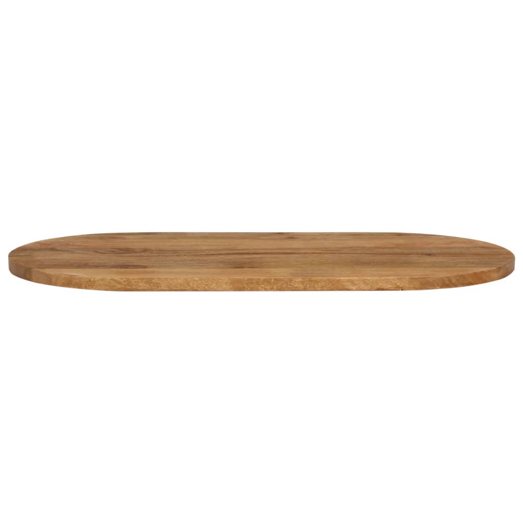 Oval Table Top 80x40x3.8 cm - Solid Mango Wood