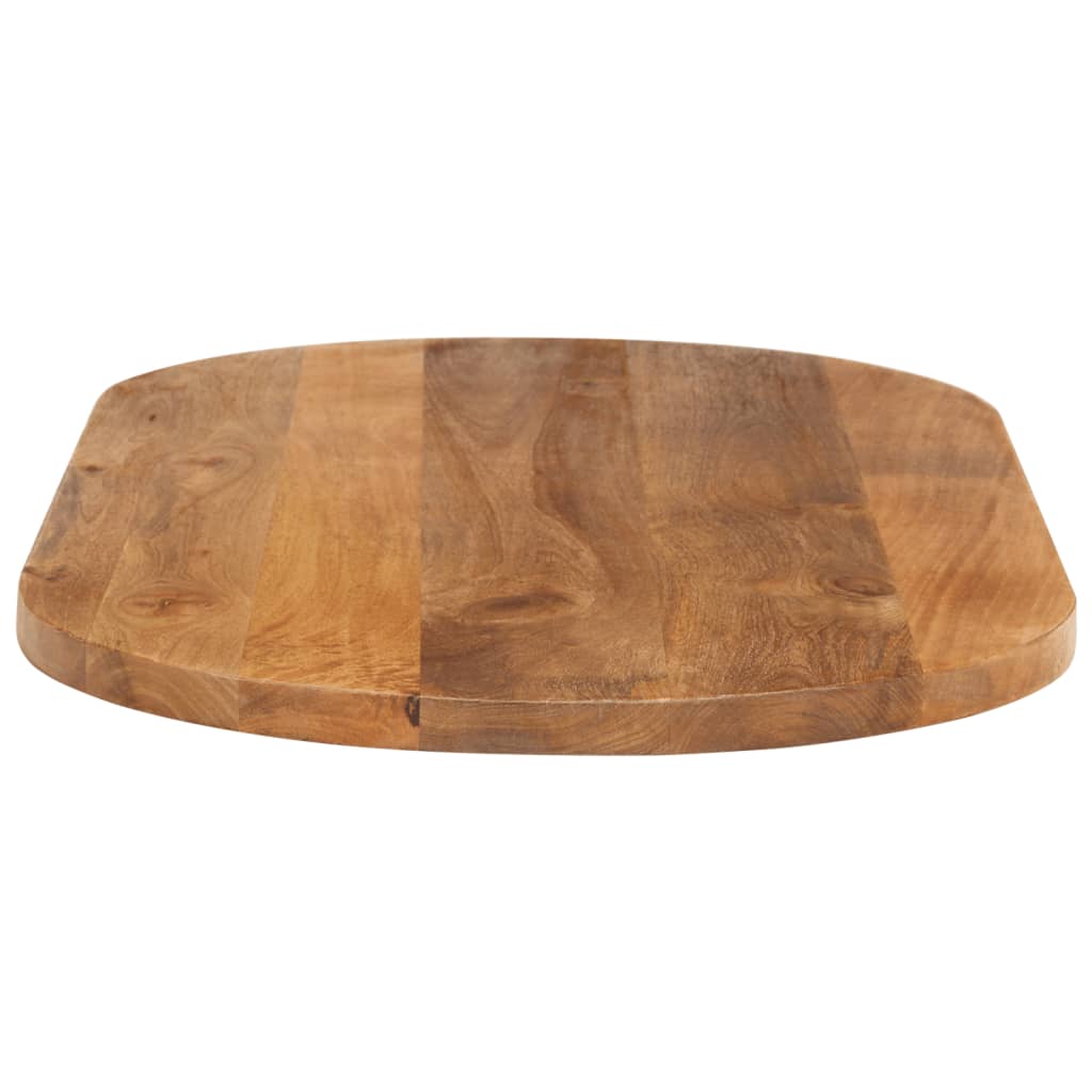Oval Table Top 80x40x3.8 cm - Solid Mango Wood