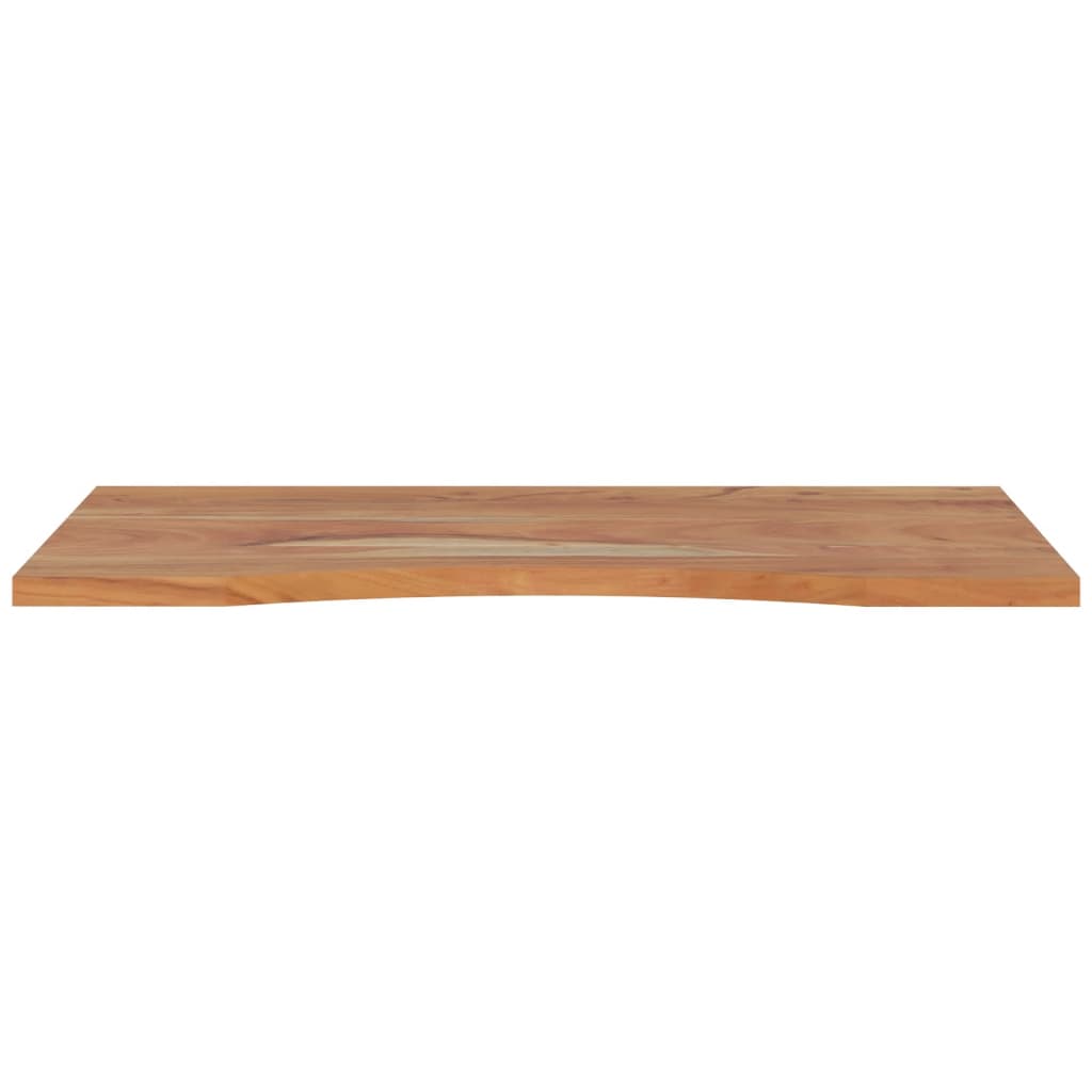 Solid Acacia Wood Desktop, Rectangular 100x50x2.5 cm