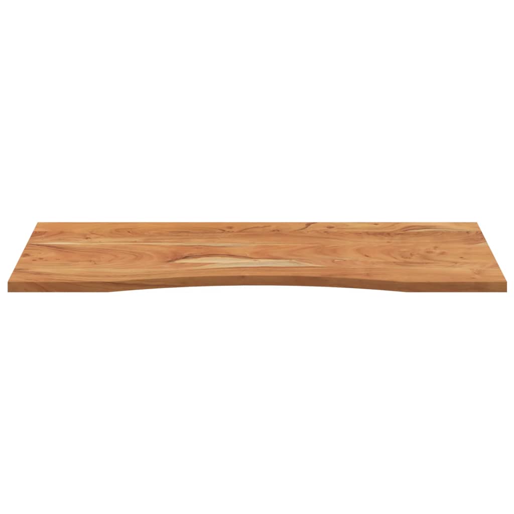 Solid Acacia Wood Desk Top, 120x50x2.5 cm - Natural Finish