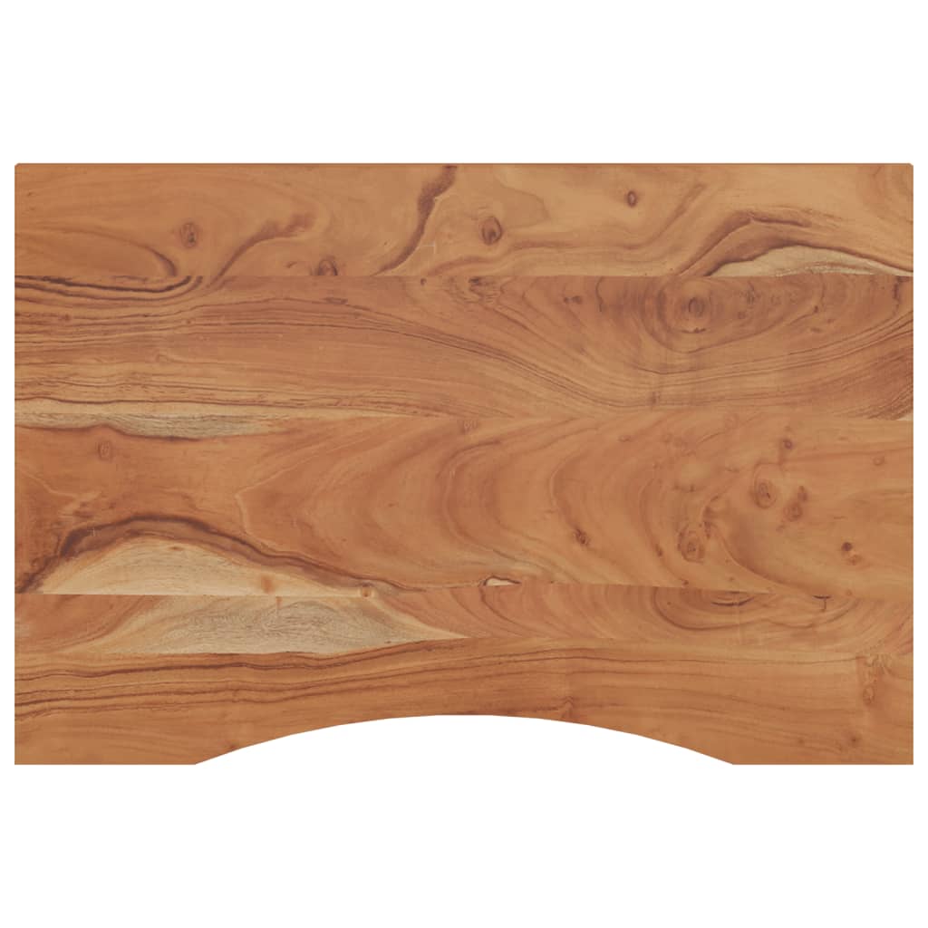 Solid Acacia Wood Desktop 80x60x2.5cm - Stylish & Durable