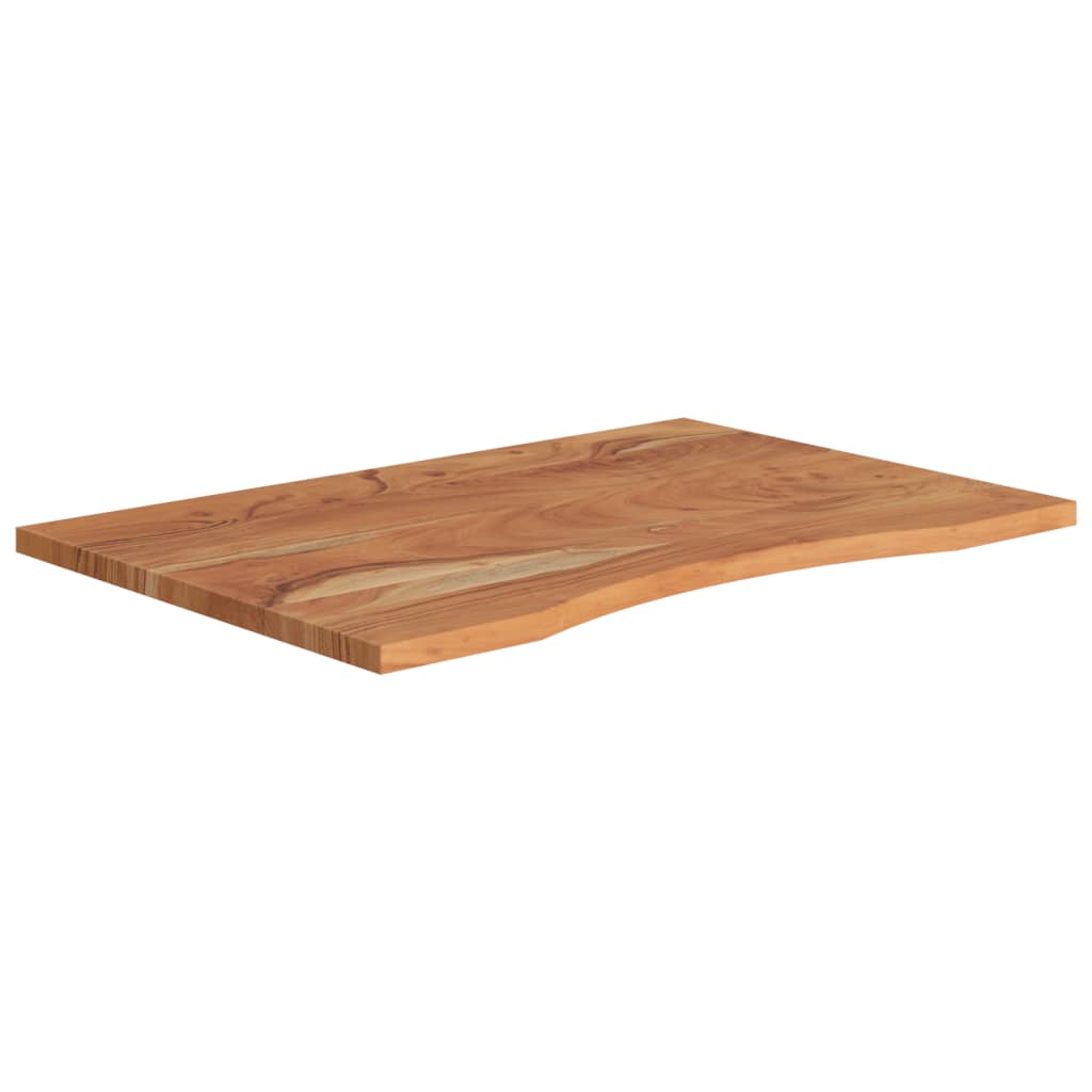 Solid Acacia Wood Desktop 80x60x2.5cm - Stylish & Durable