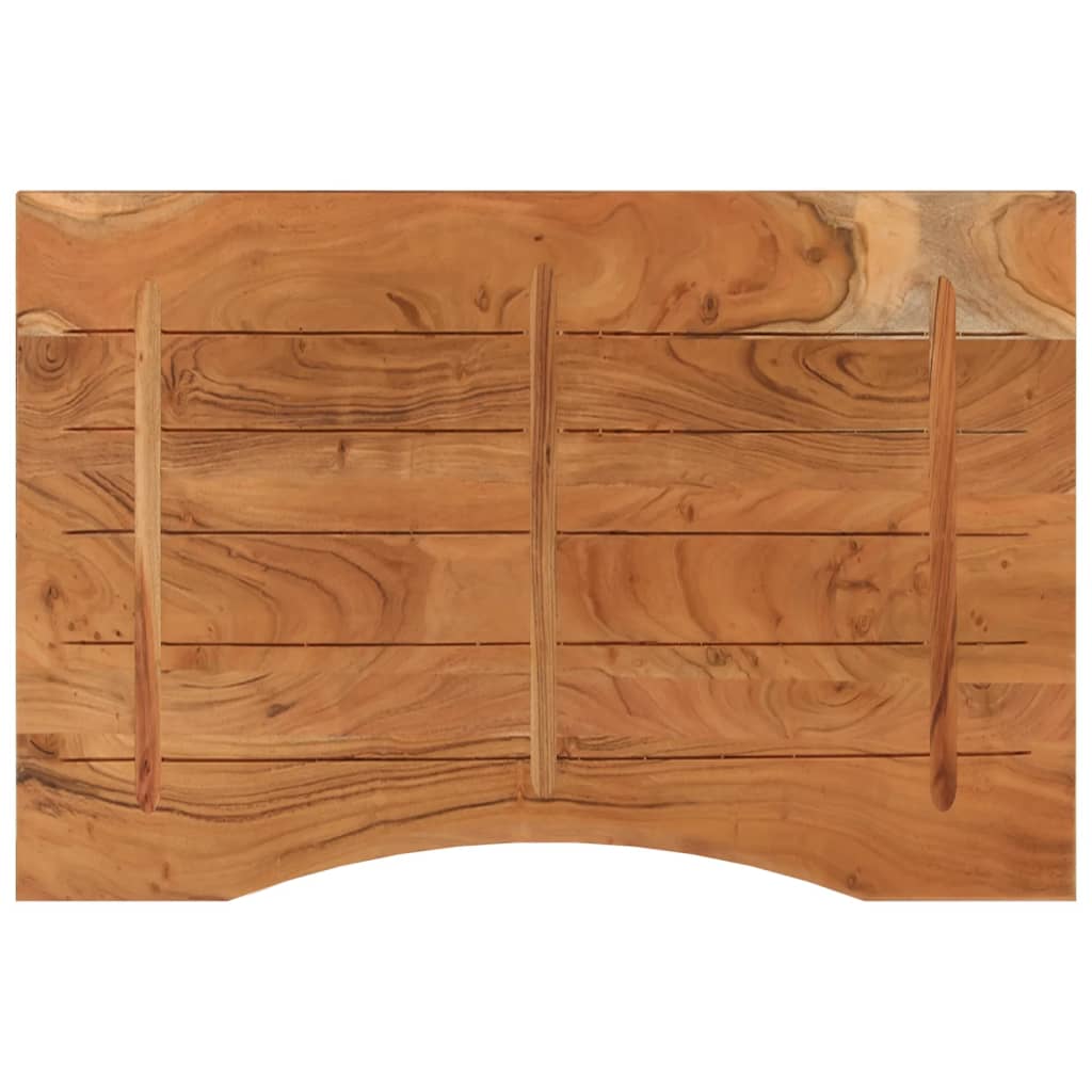 Solid Wood Acacia Desktop 90x60x2.5 cm - Durable & Stylish