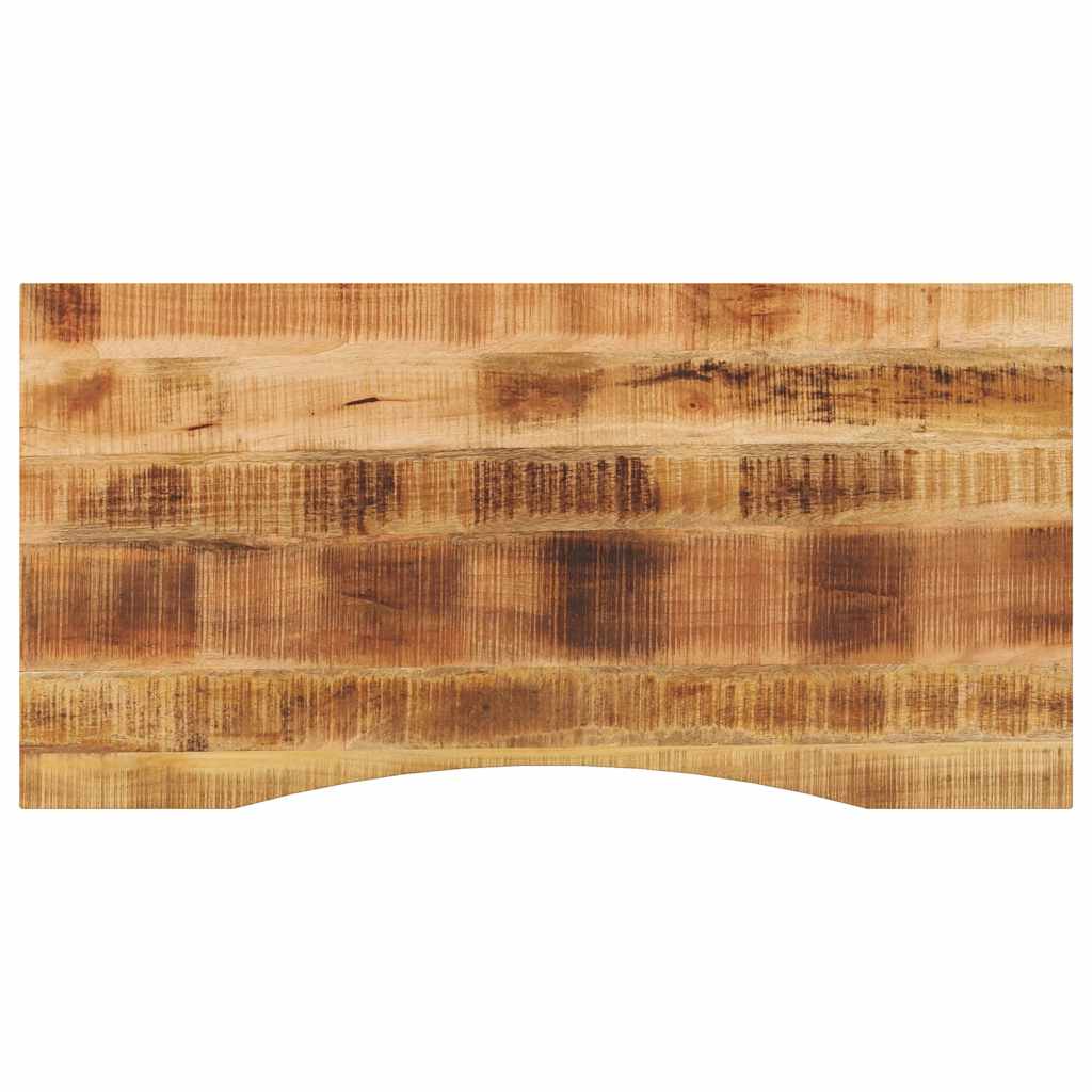 Solid Wood Mango Desktop with Curve 110x50x2.5 cm