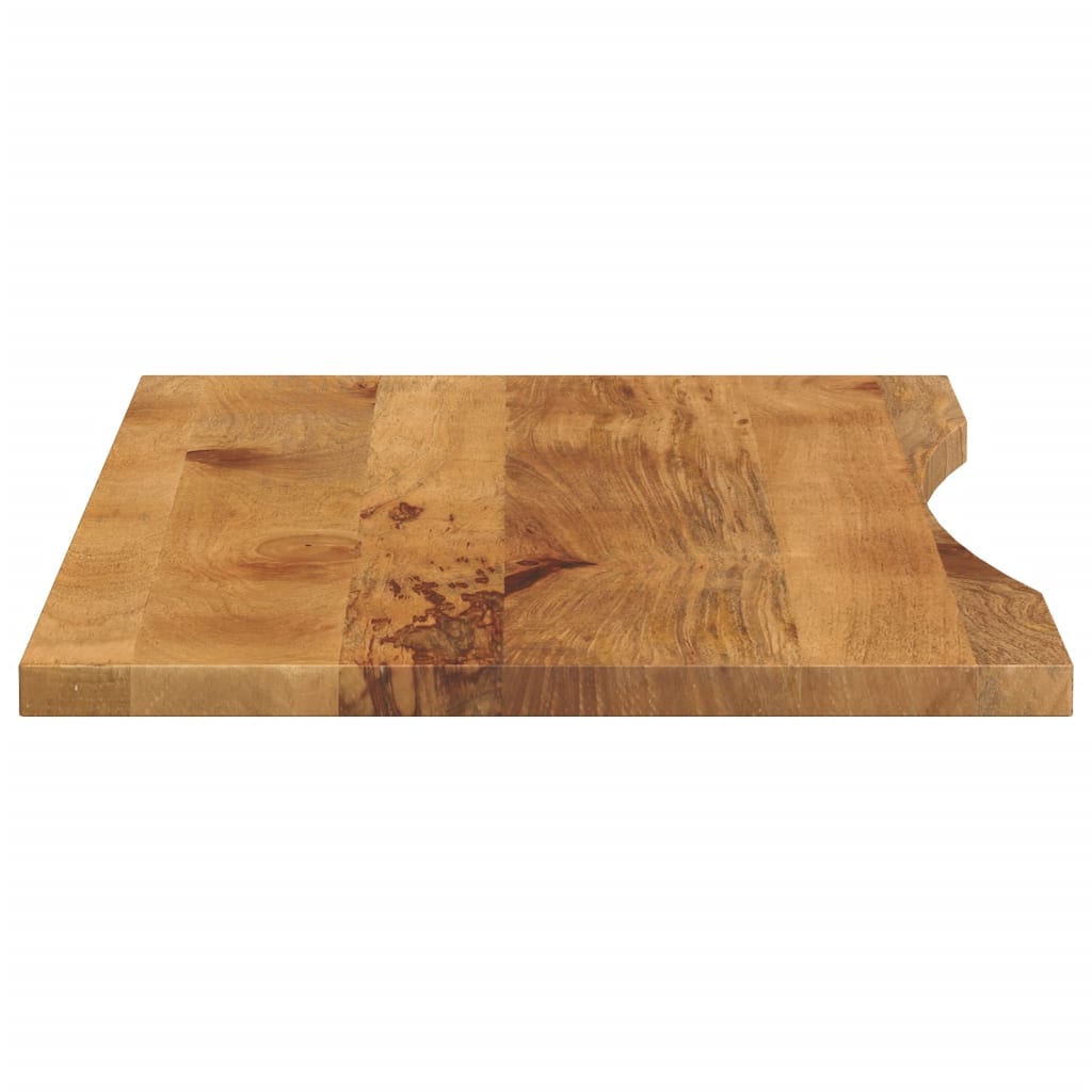 Solid Mango Wood Desktop, Curved 120x50x2.5 cm | Elegant & Durable