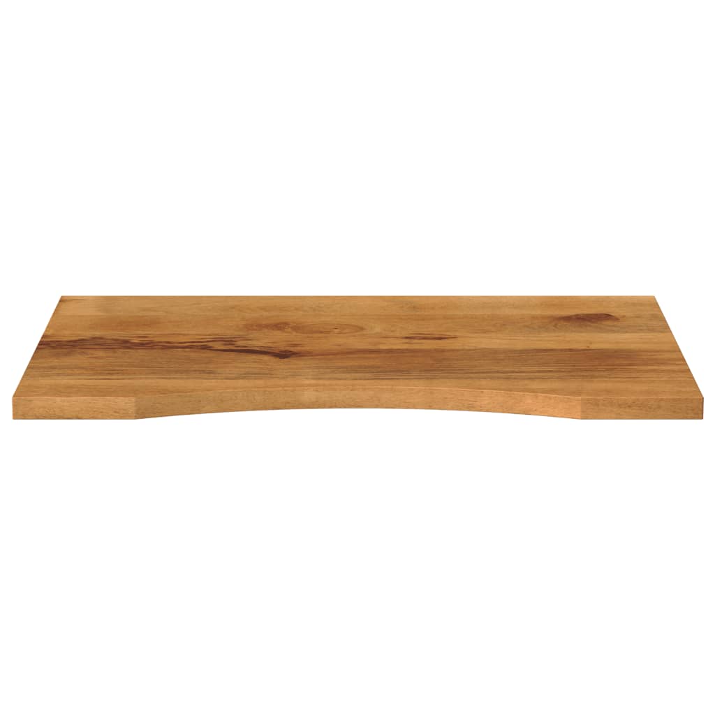 Solid Wood Mango Desktop 80x60x2.5 cm - Curved Design