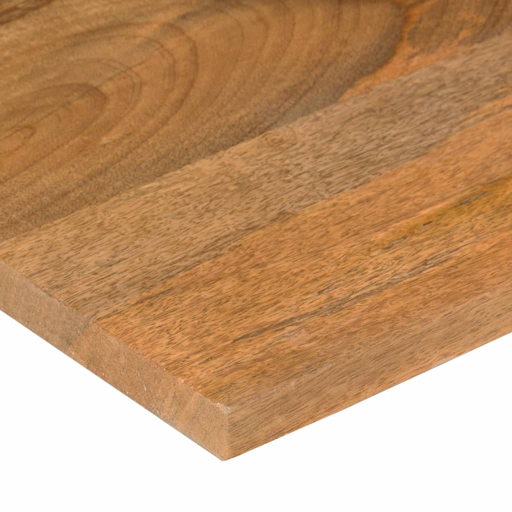 Solid Mango Wood Desktop 90x60x2.5 cm with Curve Design