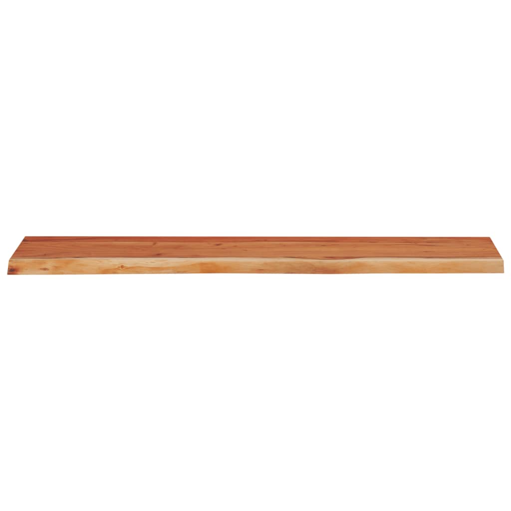 Acacia Live Edge Solid Wood Wall Shelf, 70x20x2.5 cm