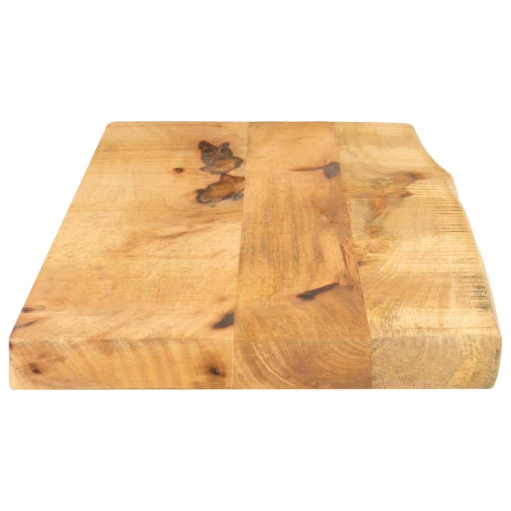 Live Edge Solid Mango Wood Table Top 70x20x3.8 cm