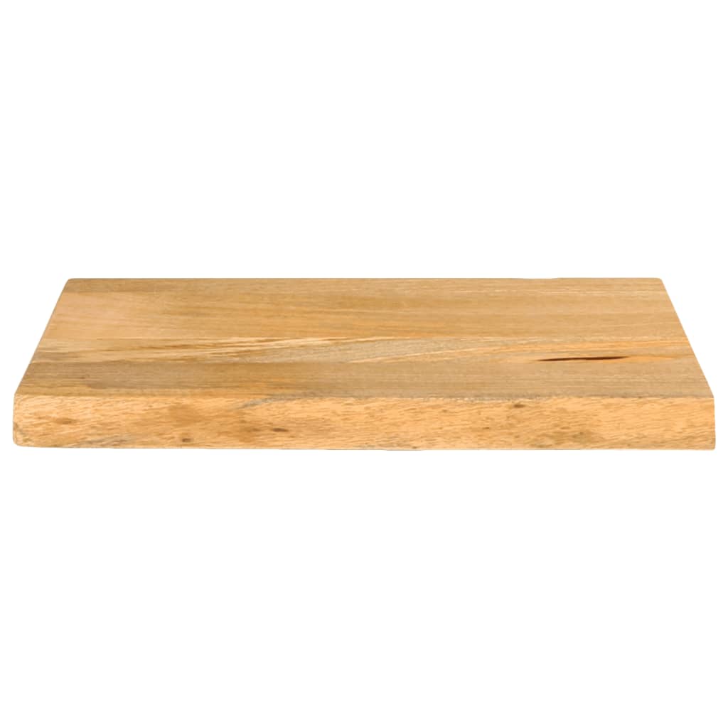 Live Edge Mango Wood Table Top - 60x20x2.5 cm Solid Wood