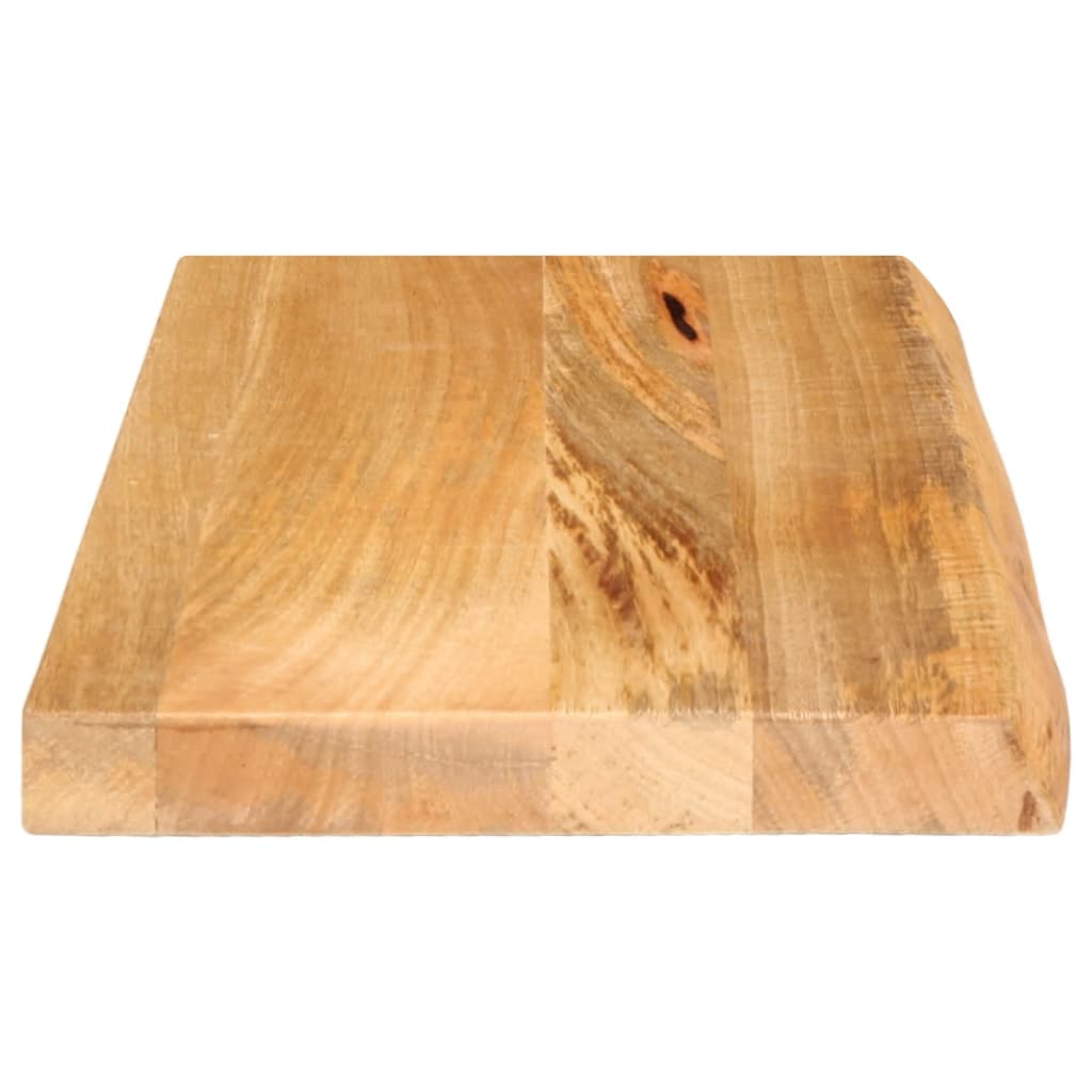 Live Edge Mango Wood Table Top - 60x20x2.5 cm Solid Wood