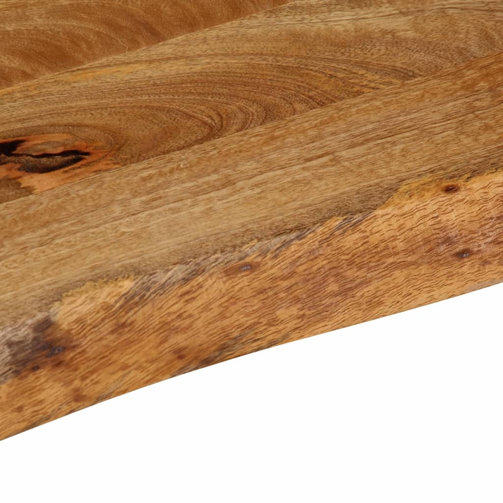 Live Edge Mango Wood Table Top - 60x20x2.5 cm Solid Wood