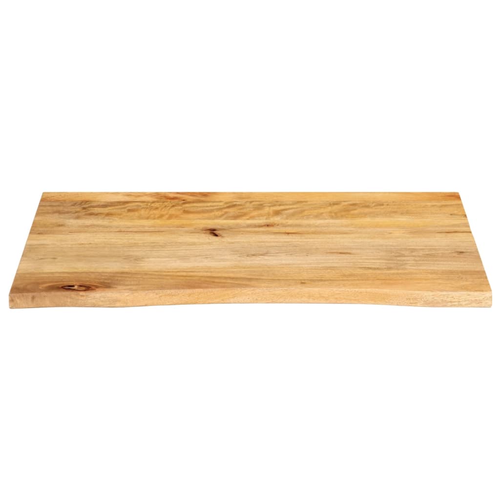 Live Edge Mango Wood Table Top 90x60x2.5 cm - Solid & Stylish