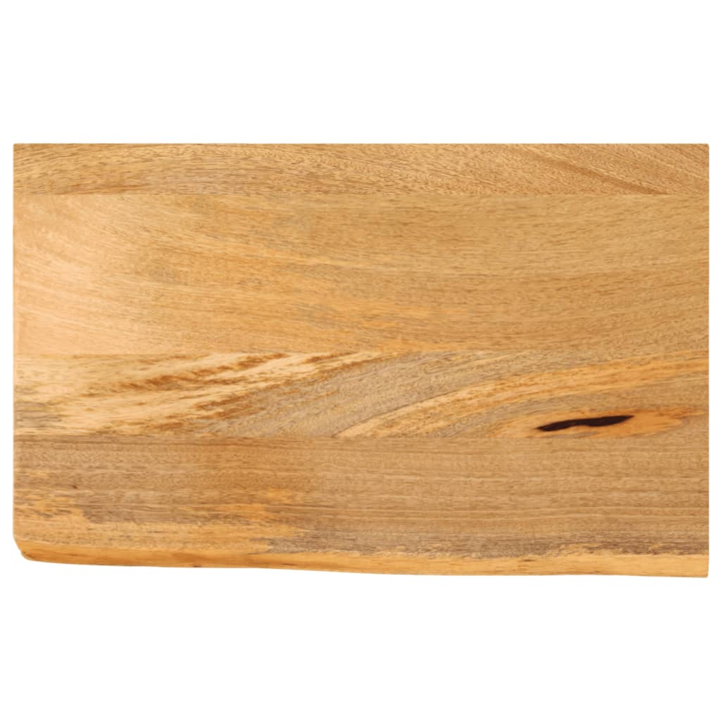 Live Edge Solid Mango Wood Table Top 40x20x3.8 cm