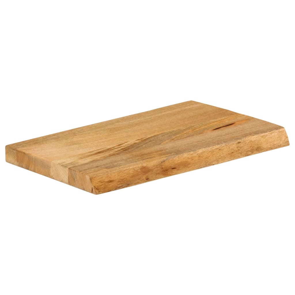 Live Edge Table Top 60x20x3.8 cm - Solid Mango Wood