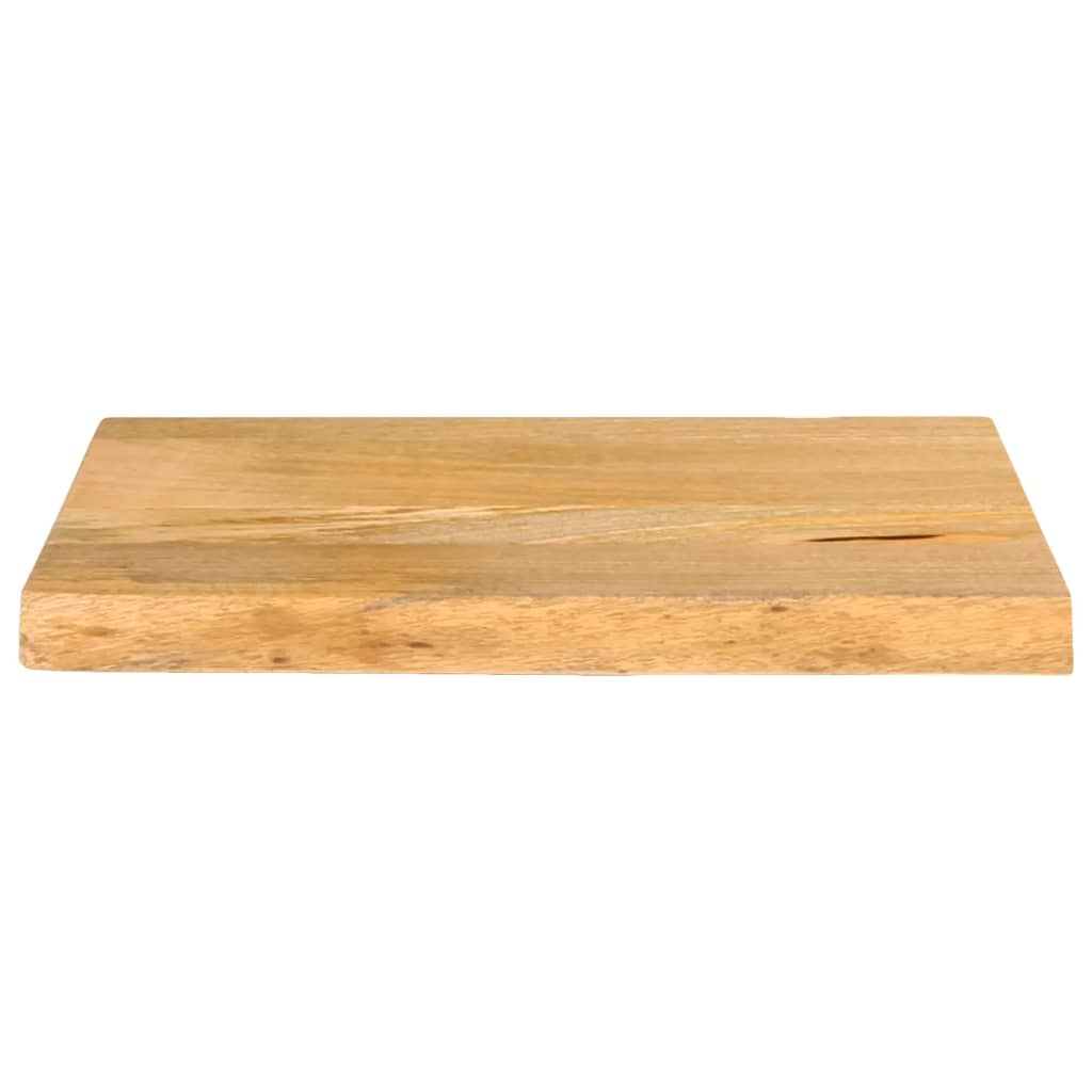 Live Edge Table Top 60x20x3.8 cm - Solid Mango Wood