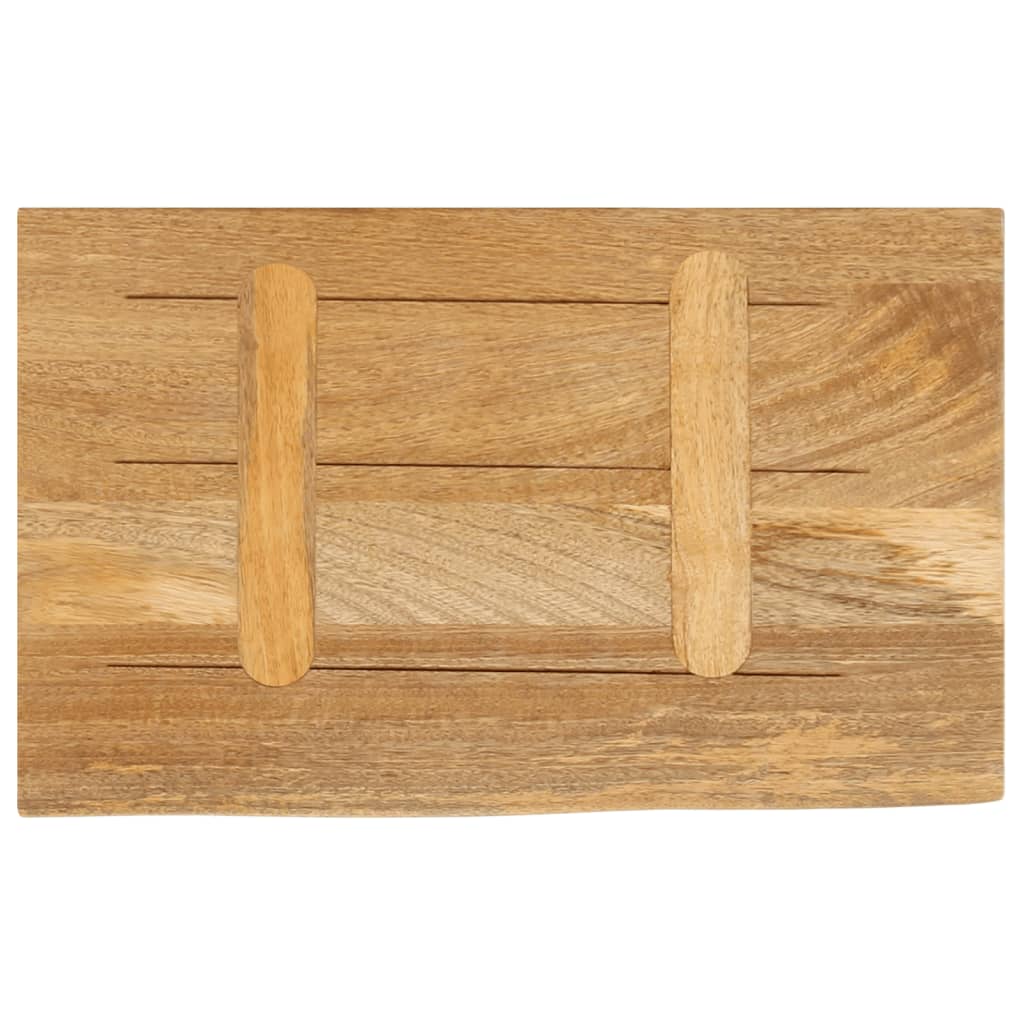 Live Edge Table Top 60x20x3.8 cm - Solid Mango Wood