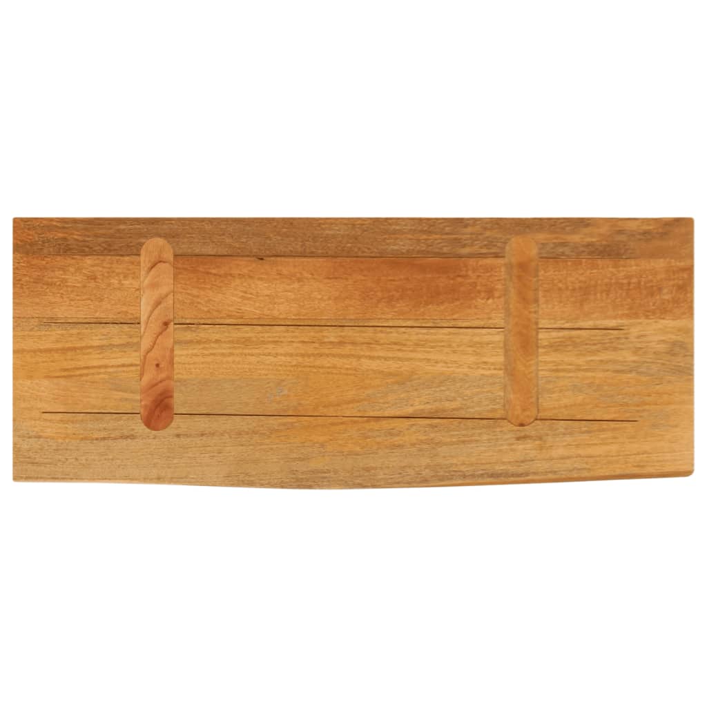 Live Edge Mango Wood Table Top 70x20x2.5 cm - Solid & Stylish