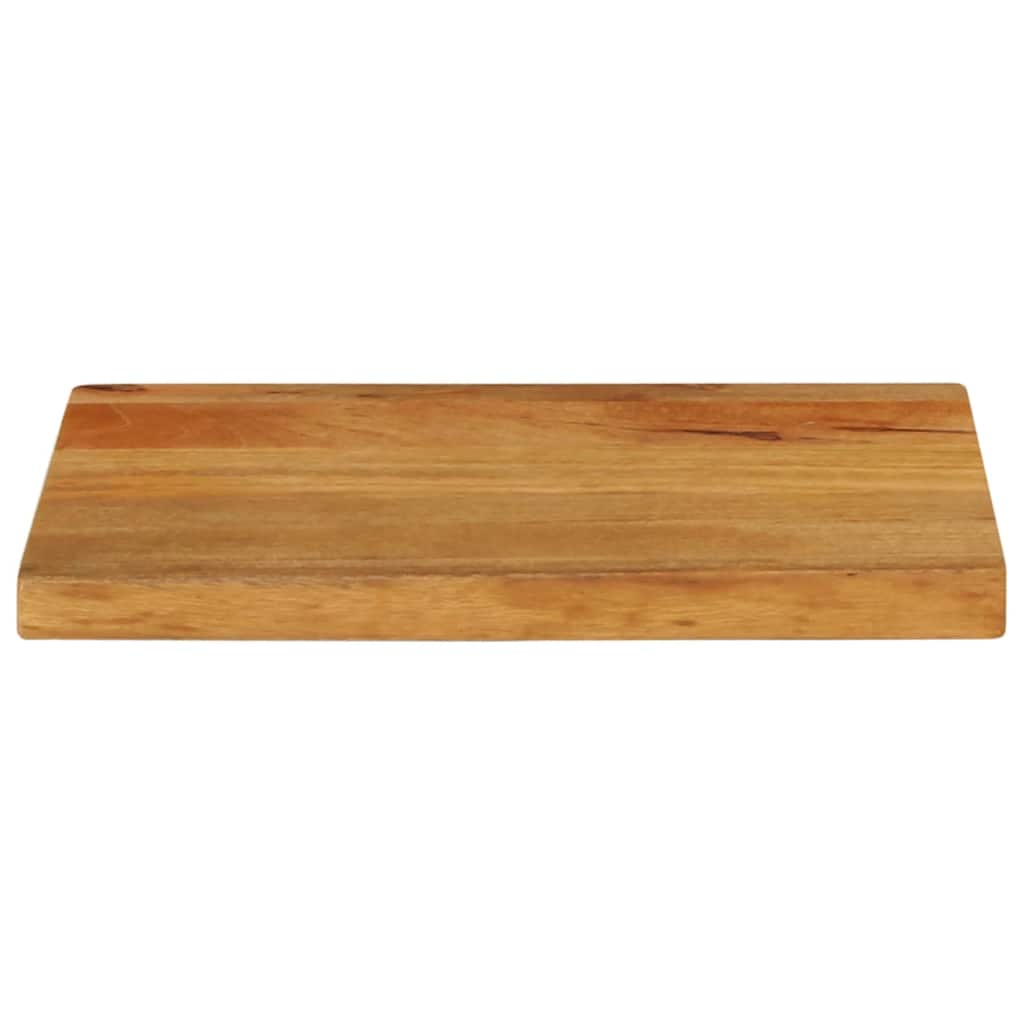 Solid Mango Wood Live Edge Table Top 50x40x2.5 cm