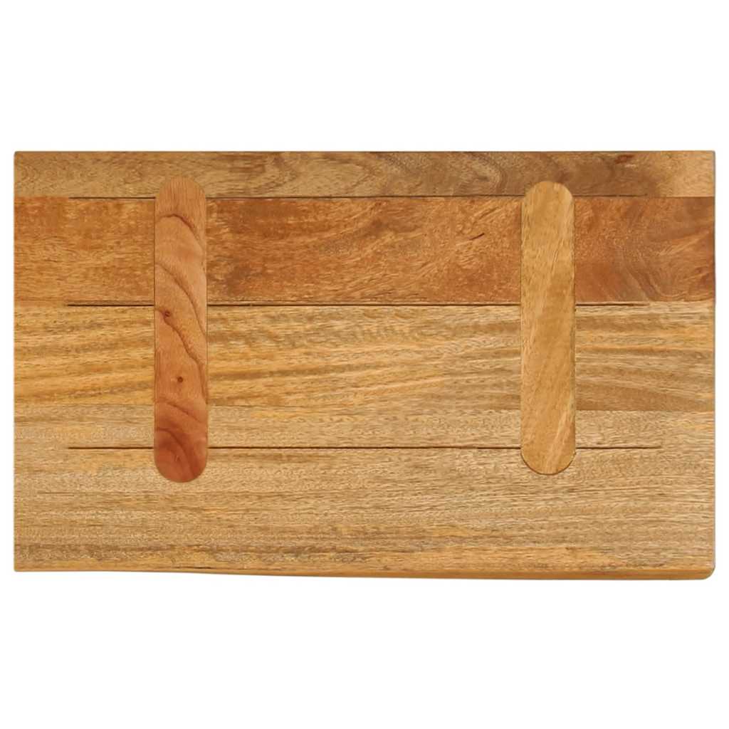 Solid Mango Wood Live Edge Table Top 50x40x2.5 cm